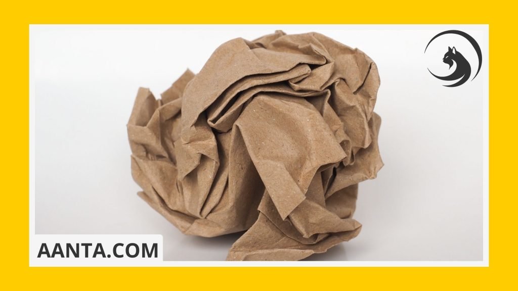 Crumpled Paper Balls