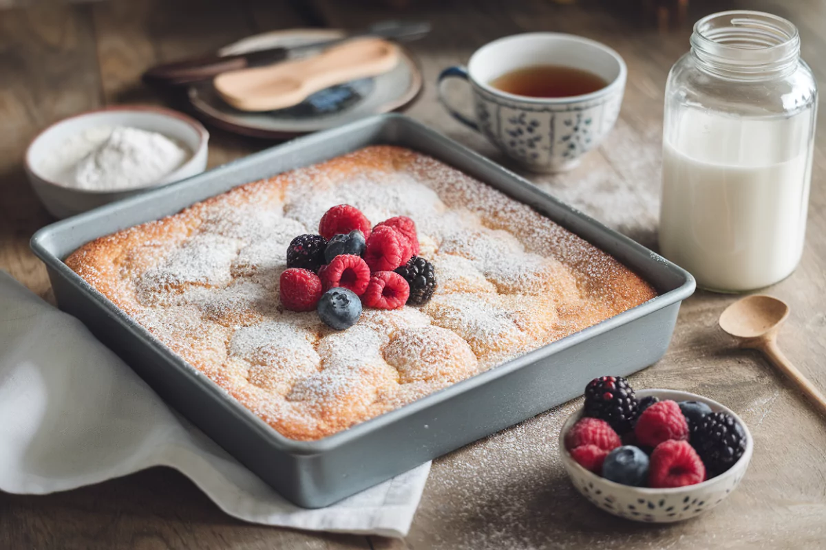 Kefir sheet cake