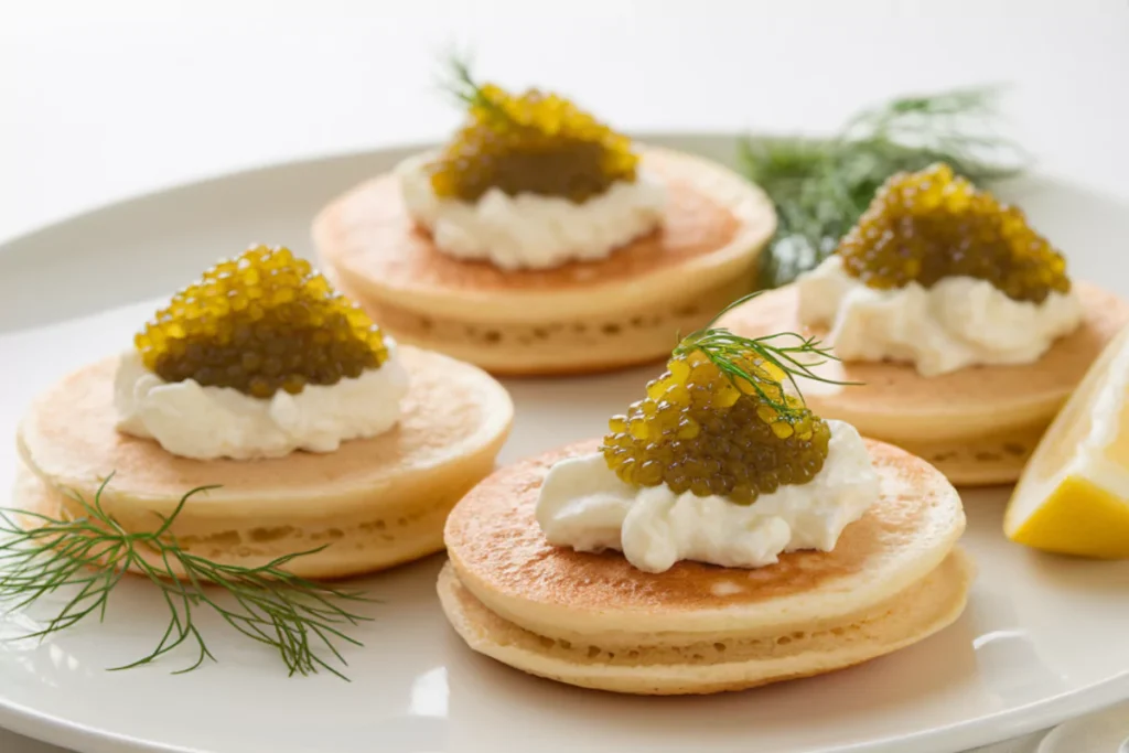 Crumpets with Caviar