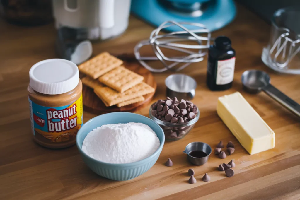 Ingredients For Peanut Butter Chocolate Chip Snowballs Recipe