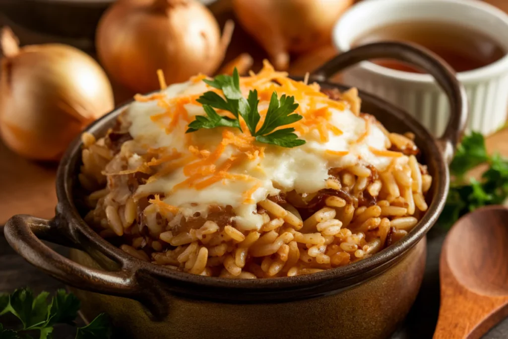 French Onion Soup Rice