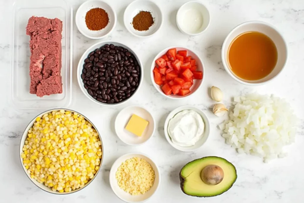 Essential Ingredients for Your Taco Soup Frios Recipe