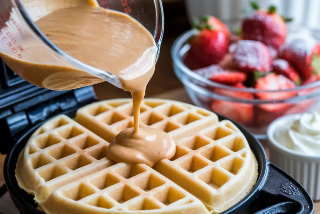 Step-by-Step Recipe for Waffles and Strawberries